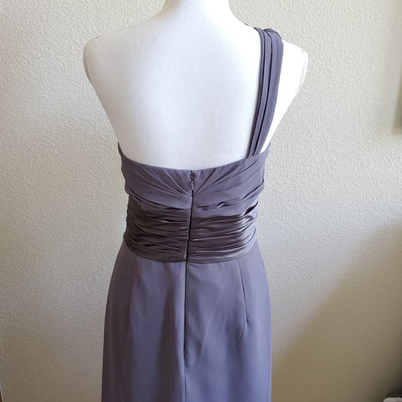 Pewter Bridesmaid Dress - Picture 4 of 10